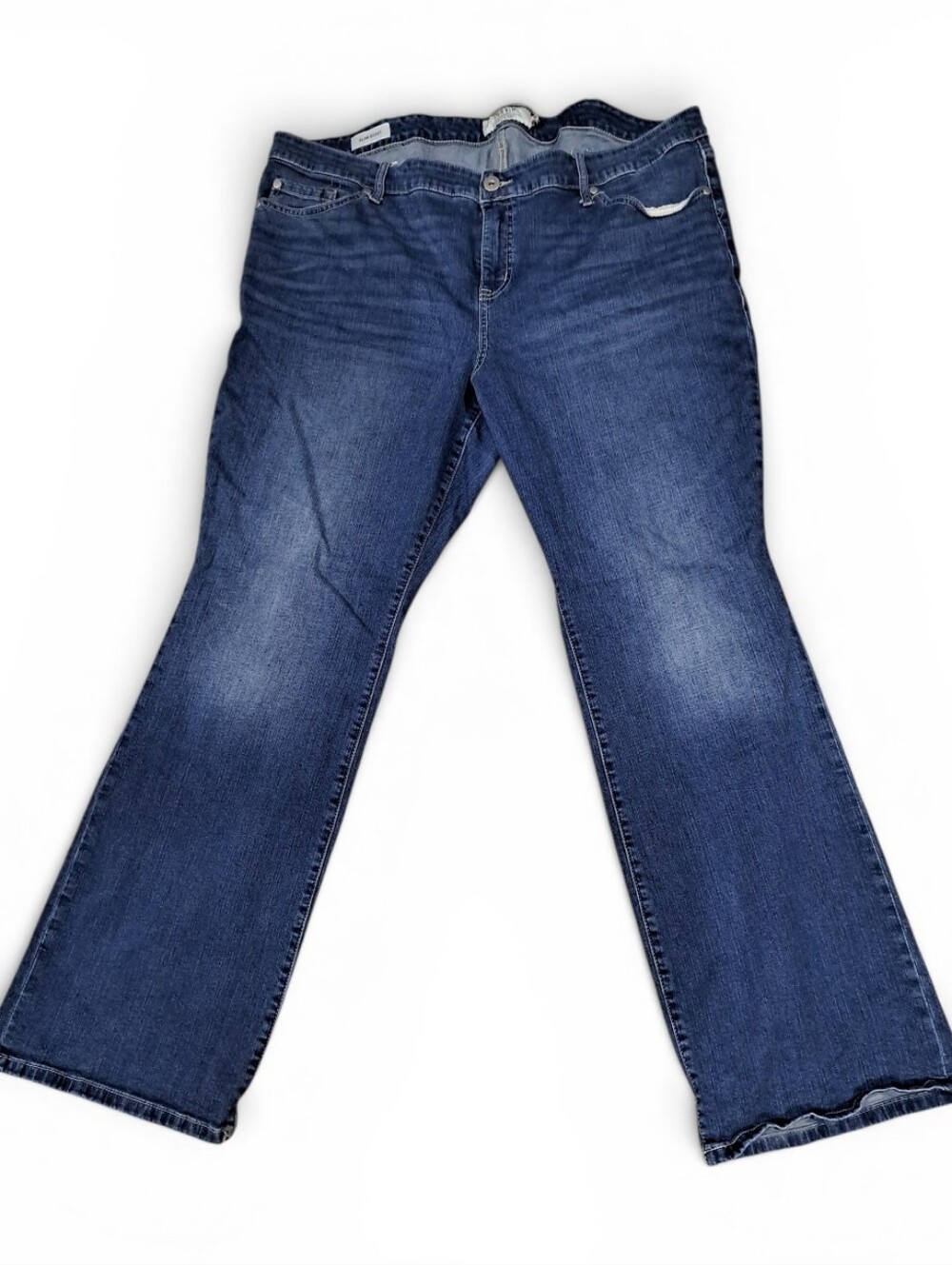 #098 Torrid 24 Reg. Blue Slim Bootcut Jeans